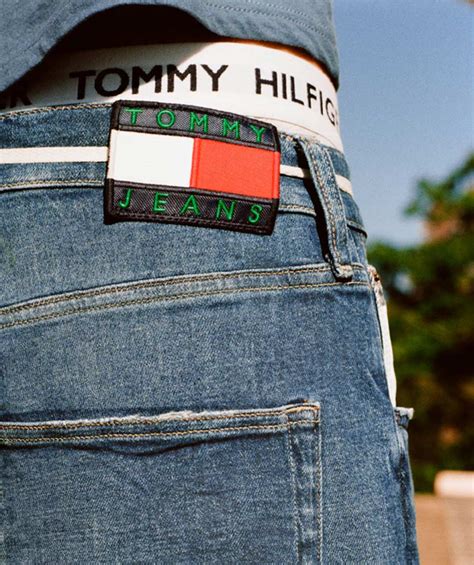 tommy hilfiger recycled jeans.